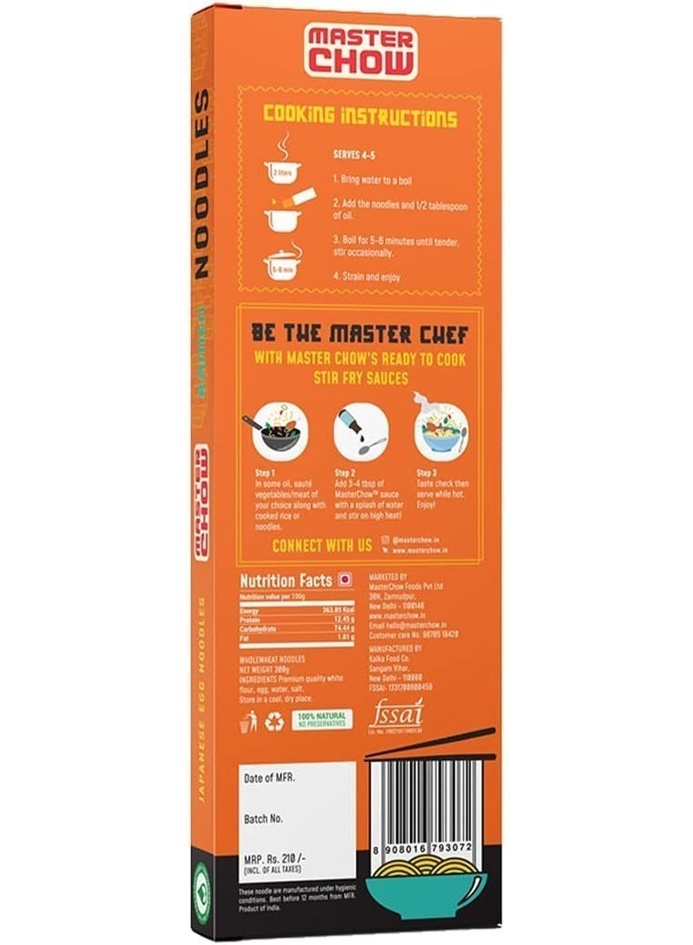MASTER CHOW Ramen Japanese Egg Noodles 300g - Image 2